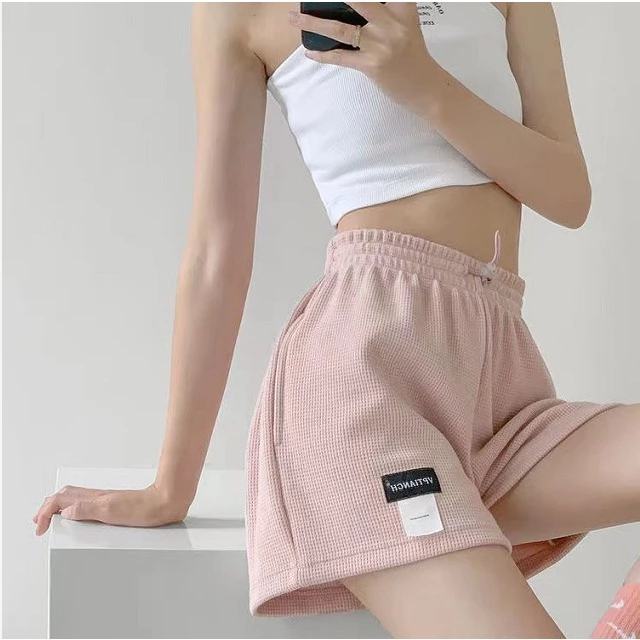 quần short lưng thun Ống rộng mỏng thời trang xuân hè cho quần nữ đùi quần legging nữ