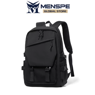 Menspe Balo Nam Balo đựng Laptop nam 15.6 inch PC Backpack Nam Balo chống nước đẹp đi ba lô sinh nước HC làm boy phố chính hãng cao Ba Lô cặp đen cho đi học siêu bền nam Degrey có ngăn lưng