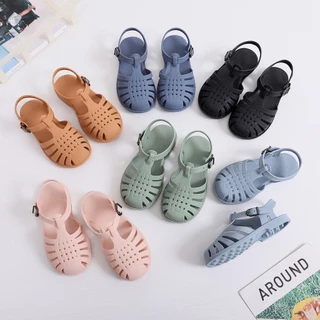 Giày Sandal Đế Mềm Thiết Kế Đục Lỗ Thời Trang Xuân Hè Cho Bé