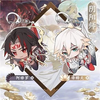 ✚Onmyoji Móc Khóa Gắn Hình Hoàng Đế shitian asura Cho fan baji