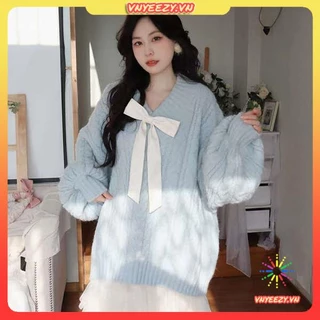 Áo sweater Dệt Kim Form Rộng Phong Cách Hàn Quốc