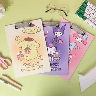 Sanrio Pocchaco My Melody Kuromi Bảng Vẽ Khổ A4 Đa Năng Tiện Dụng Cho Học Sinh