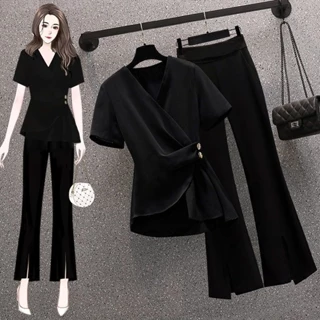 Áo Sơ Mi Chiffon Mỏng Nhẹ Phong Cách Phương Tây Thời Trang Mùa Hè 2023 Plus Size Cho Nữ