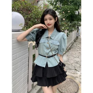 Áo Khoác Denim Dáng Ngắn Thời Trang Cho Nam❧7.4