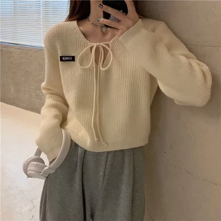 DannieWan  Áo Len áo khoác cardigan áo cardigan Thời trang hàn quốc  High quality Beautiful Trendy Thoải mái A21K0EX 36Z230909