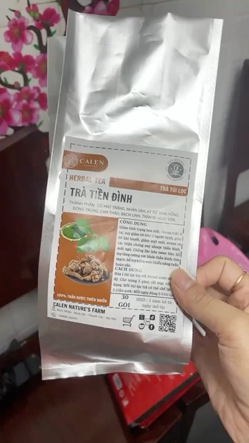 [Tiền đình hoa mắt] Trà tiền đình Calen giảm ù tai, ngất xỉu, hoa mắt chóng mặt, suy nhược, thông hoạt khí huyết bịch 30