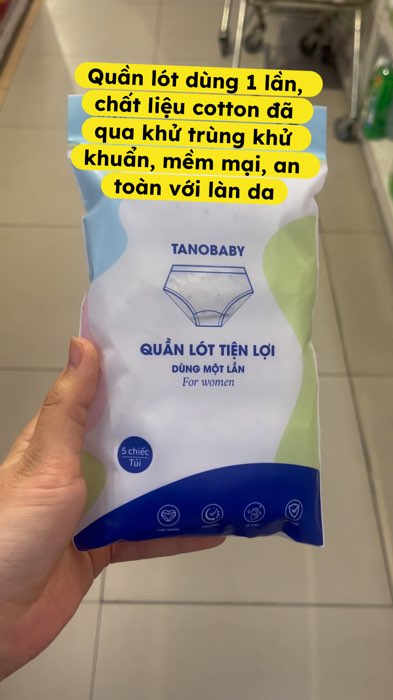Quần lót giấy dùng 1 lần S'Baby #quanlotdung1lan #Sbaby #LuotVuiMuaLien