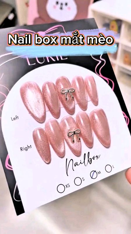 Nail box mắt mèo #nailbox #SandealcungKOL #ShopeeCreator #HangMoiVe #ShopeeVideo #LuotVuiMuaLien
