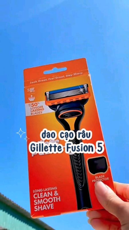 Dao cạo râu Gillette Fusion 5 xịn lắm nè #daocaorau #ShopeeCreator #HangMoiVe #shopeevideo #LuotVuiMuaLien