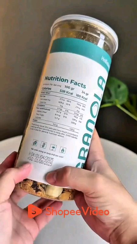 Granola siêu hạt #granola #videohangamthuc #SandealcungKOL #ShopeeCreator #HangMoiVe #ShopeeVideo #LuotVuiMuaLien