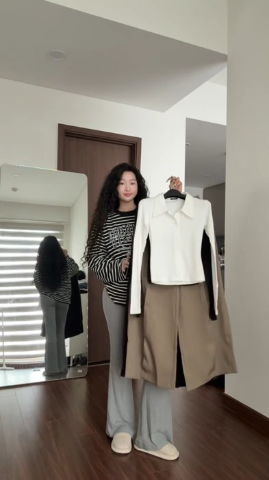 #KOLUyTin Màu nào cũng hợp 🍂🍁#VideohangThoiTrang #ShopeeStyle #ShopeeCreator #LuotVuiMuaLien #ShopeeVideo #migcool #aothun #aodaitay #quanongrong