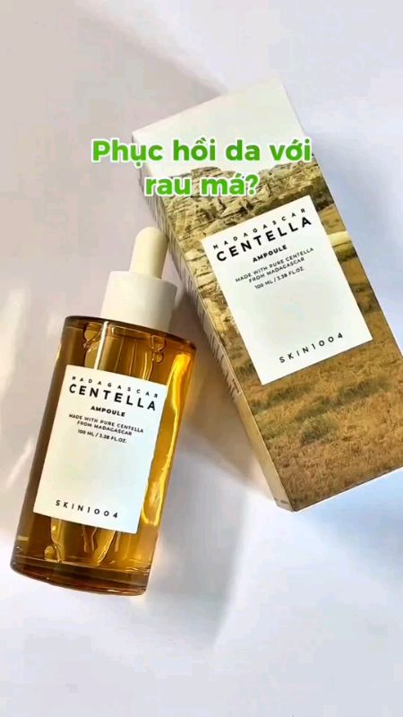 ​Tinh chất rau má dịu da phục hồi SKIN1004 Madagascar Centella Ampoule 100ml#LuotVuiMuaLien #HangMoiVe #serumgiammun