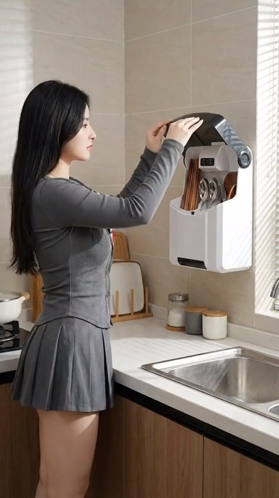 ￼Máy Sấy Khử Khuẩn Đũa Thìa Khử Trùng,Diệt Vi Khuẩn An Toàn #videohanggiadung #videohangnhacua #SandealcungKOL #shoppivideo #ShopeeCreator