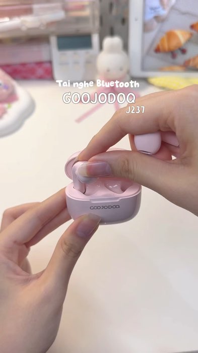Tai nghe mớiiii💕 #goojodoq #tainghe #tainghebluetooth #ShopeeCreator #ShopeeVideo #KOLUyTin #LuotVuiMuaLien #SandealcungKOL #dientu #xh #review