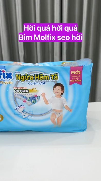 Bỉm Molfix Oxy #VideoHangMevaBe #LuotVuiMuaLien #ShopeeCreator #ShopeeVideo