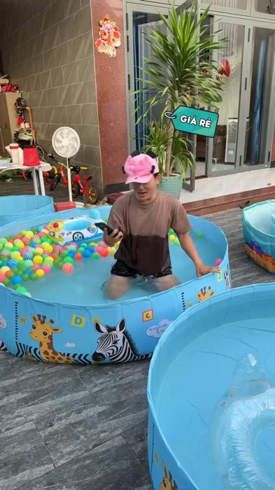 Bể bơi gấp gọn #beboichobe #beboigapgon #HangMoiVe #KOLUyTin #ShopeeVideo #LuotVuiMuaLien