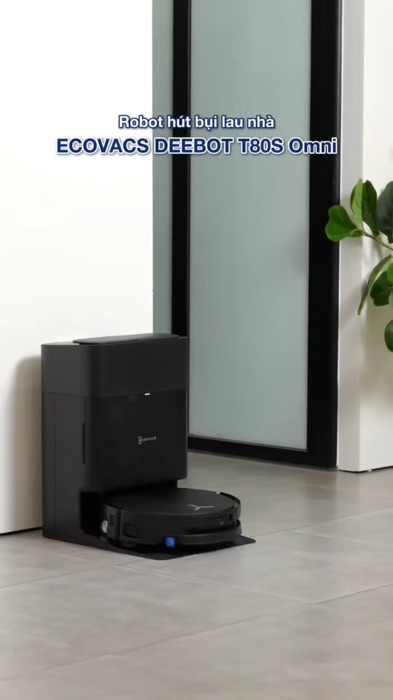 Mua tại video rẻ hơn, Robot hút bụi lau nhà Ecovacs Deebot T80 Omni #ShopeeCreator #ShopeeVideo #LuotVuiMuaLien #xuhuong #VideohangDienTu
