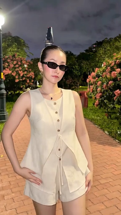 Set áo sát nách phối quần short thiết kế  #Vi...
