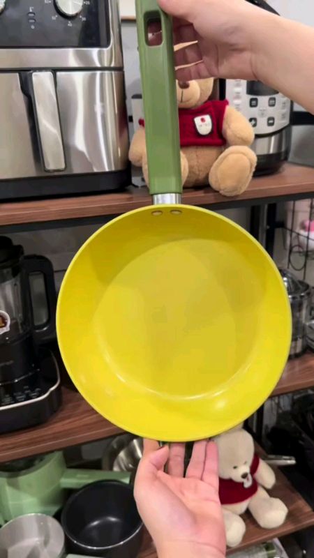 Chảo chống dính Ceramic Elmich  Olive #chaochongdinhelmich #chaochongdinhdaytu #giadungnhabep
