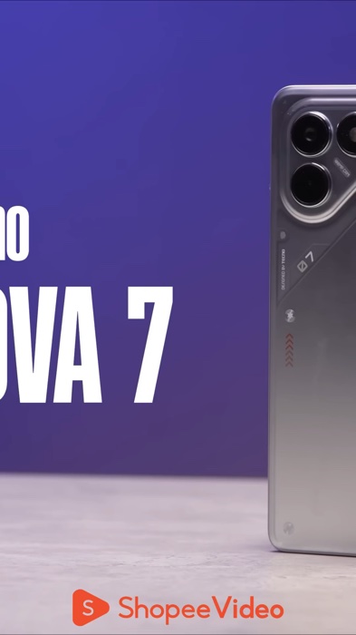 trên tay TECNO POVA 7 #HangMoiVe #ShopeeCreator #LuotVuiMuaLien #ShopeeVideo