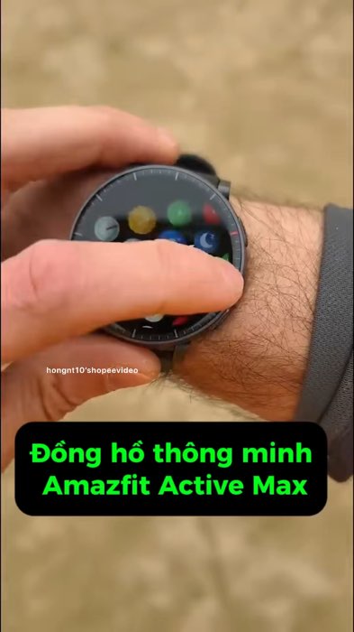 Mua tại video rẻ hơn, Đồng Hồ Thông Minh Amazfit Active Max #ShopeeCreator #ShopeeVideo #LuotVuiMuaLien #KOLUyTin #xuhuong