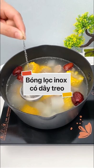 ￼Bóng lọc inox có dây treo #VideohangTieuDung #shopeestyle#ShopeeVideo#ShopeeCreator #LuotvuiMuaLien#KOLUyTin#Videomuasam #SandealcungKOL #diumi452