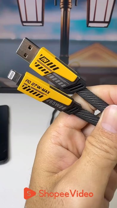 ￼Cáp sạc nhanh đa năng 4 trong 1 hỗ trợ truyền dữ liệu và sạc nhanh 20W và điện thoại android Type-C 65Ư #LuotVuiMuaLien #HangMoiVe #ShopeeVideo