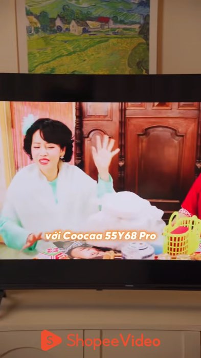￼[Miễn phí lắp đặt HCM - HN] Google Tivi QLED Coocaa 55 inch - 55Y68 Pro #ShopeeCreator #HangMoiVe #LuotVuiMuaLien #ShopeeVideo