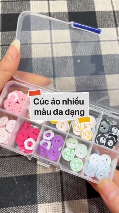 Cúc áo nhiều màu #VideohangThoiTrang#shopeestyle#ShopeeVideo#ShopeeCreator#LuotVuiMuaLien#KOLUyTin #diumi472
