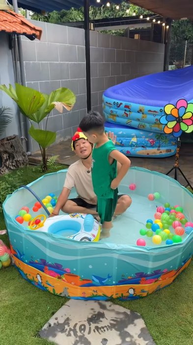 Bể bơi gấp gọn không cần bơm hơi #beboigapgon #beboichobe #HangMoiVe #KOLUyTin #ShopeeVideo #LuotVuiMuaLien