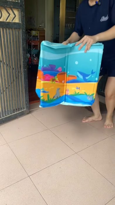 Bể bơi gấp gọn không cần bơm hơi #beboigapgon #beboichobe #HangMoiVe #KOLUyTin #ShopeeVideo #LuotVuiMuaLien