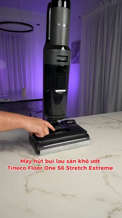 Mua tại video rẻ hơn, Máy hút bụi lau sàn khô ướt Tineco FLOOR ONE S6 Stretch Extreme #ShopeeCreator #ShopeeVideo #LuotVuiMuaLien #xuhuong #