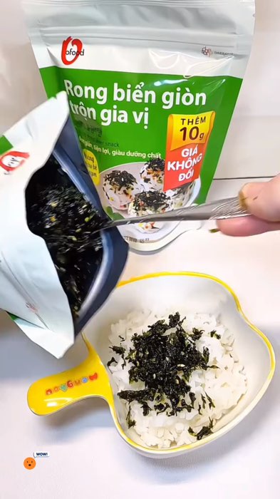 Rong biển trộn cơm cao cấp Ofood#KOLUYTIN #HangMoiVe #SansaleShopee #ShopeeVideo #LuotVuiMuaLien