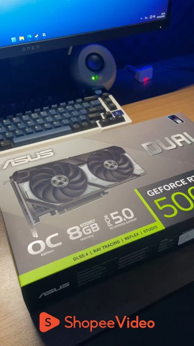 UNBOX ASUS RTX 5060 DUAL OC #LuotVuiMuaLien #ShopeeVideo #HangMoiVe #ShopeeCreator