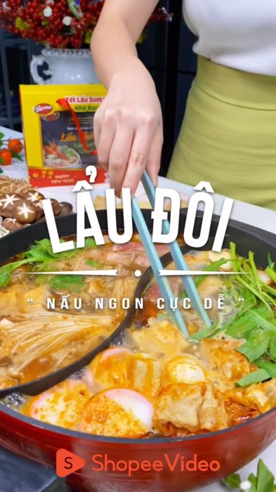 ￼Cụm đủ vị nước dùng Lẩu Barona (Lẩu Thái, Lẩu Kim Chi, Lẩu Riêu Cua, Lẩu Chua Cay, Lẩu Bò, Lẩu Gà, Lẩu Nấm) #LuotVuiMuaLien #ShopeeVideo #HangMoiVe