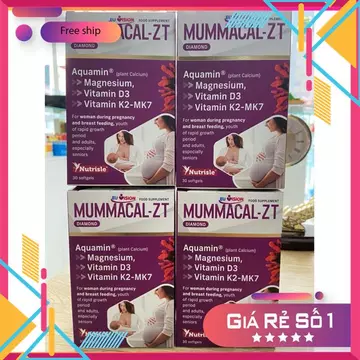 Mummacal ZT bổ xung Calci Hữu Cơ , Hộp 30 viên nhập khẩu từ Ba Lan MSP54170 MSP22799