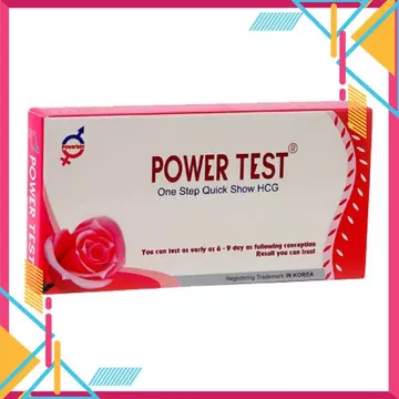 Que thử thai nhanh phát hiện thai sớm power test, sử dụng tại nhà MSP29860