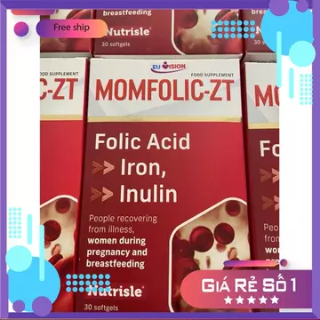Viên uống bổ sung Sắt hữu cơ và acid folic Mumfolic ZT hộp 30 viên nhập khẩu từ Ba Lan MSP62566 MSP69013