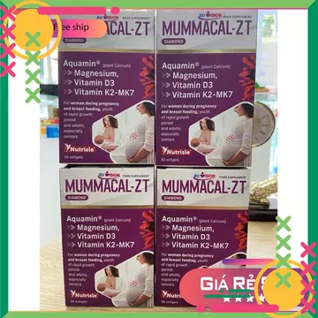 Mummacal ZT bổ xung Calci Hữu Cơ , Hộp 30 viên nhập khẩu từ Ba Lan MSP54170 MSP60561