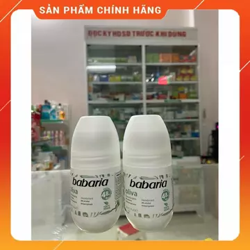 Lăn khử mùi hôi nách Babaria trắng, lọ 50ml nhập khẩu tây ban nha MSP45352