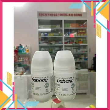 Lăn khử mùi hôi nách Babaria trắng, lọ 50ml nhập khẩu tây ban nha MSP85513