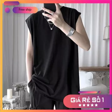 Áo ba lỗ nam nữ sát nách form rộng vải thun trơn Áo tanktop Oversize Unisex MSP55166