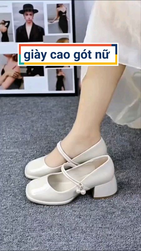 Giày cao gót nữ 5 phân #giaycaogotnu #giaynu #HangMoiVe #LuotVuiMuaLien #ShopeeCreator #videohangThoiTrang