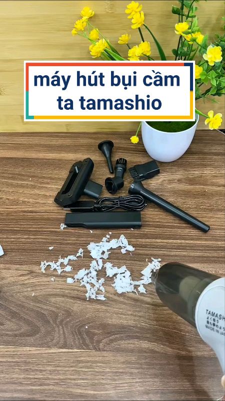 Máy hút bụi cầm tay mini Tamashio #mayhutbuicamtay #LuotVuiMuaLien #SandealcungKOL #ShopeeCreator #ShopeeVideo #HangMoiVe