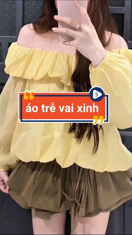 Áo trễ vai tay bồng xinh #aonu #aotrevai #LuotVuiMuaLien #videohangThoiTrang #SandealcungKOL #HangMoiVe #ShopeeVideo #ShopeeCreator