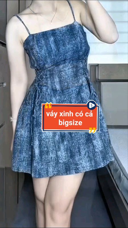Váy xinh cho nữ có cả bigsize #vaynuxinh #vaybigsize #videohangThoiTrang #ShopeeCreator #LuotVuiMuaLien #SandealcungKOL #HangMoiVe #ShopeeVideo