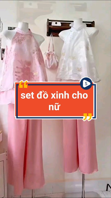 Set đồ yếm xinh #setdonu #ShopeeCreator #videohangThoiTrang #LuotVuiMuaLien #sandealcungKOL