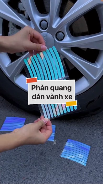 ￼Phản quang dán vành xe #VideohangDoiSong#ShopeeVideo#ShopeeCreator #LuotVuiMuaLien#KOLUyTin#Videomuasam #SandealcungKOL #diumi53