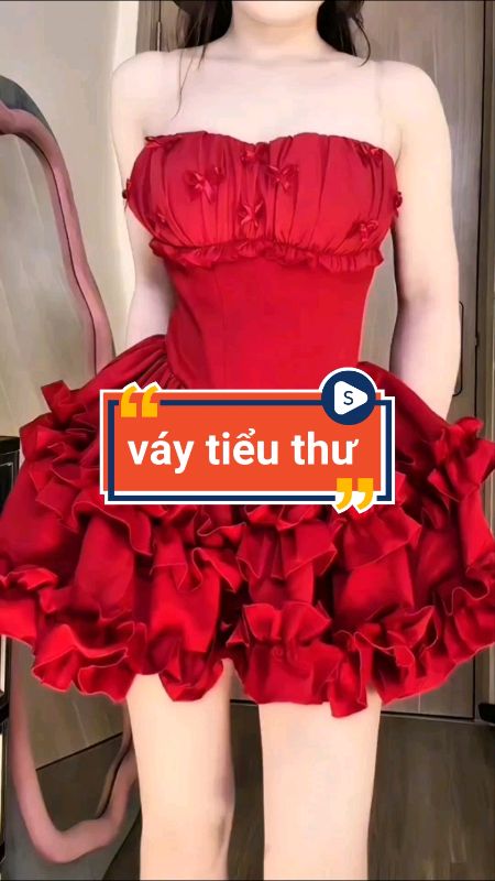 Vayd corset đính nơ, váy tiểu thư #vaynu #damnuxinh #videohangThoiTrang #LuotVuiMuaLien #HangMoiVe #ShopeeVideo #ShopeeCreator