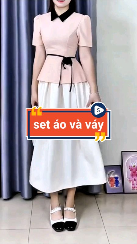 set váy áo xinh có tách lẻ #videohangThoiTrang #LuotVuiMuaLien #HangMoiVe #ShopeeVideo #ShopeeCreator #sandealcungKOL